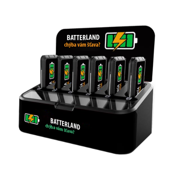 BatterLand 6 PACK - charging station